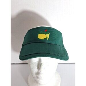 Master's Ahead USA Golf Sun Visor Green Strap Back Hat Logo Cotton Golf Outdoor